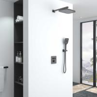 Душевой комплект встраиваемый, двухрежимный  цвет вороненая сталь VSFW-321MT1GM VINCEA