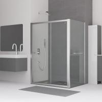 Душевой уголок RGW CL-45-1 (CL-12+Z-060-1) прямоугольный  110* 90*185 040945119-011 профиль Хром стекло Прозрачное 5 мм RGW