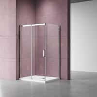 Душевой уголок квадратный/прямоугольный  VSR-4D9014CL 1400x900x2000 профиль хром стекло прозрачное VINCEA