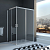 Душевой угол раздвижной прямоугольный RV10-120100-01-C5 1200x1000x1950 Цвет профиля Хром Стекло Прозрачное Veconi