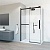 Душевой уголок прямоугольный Como Soft VSR-1CS1013CLB 1300x1000x1950 цвет черный стекло прозрачное Vincea
