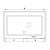 Душевая дверь RGW SV-12B 110*195 32321211-14 профиль Чёрный стекло Прозрачное 6 мм RGW