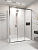 Душевой угол раздвижной 1200х800x2000 цвет профиля Хром стекло прозрачное PR3/R-SP-12080-01-CH-C4 Premium Veconi